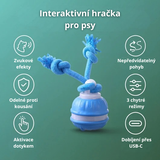 Interaktivní hračka pro psy